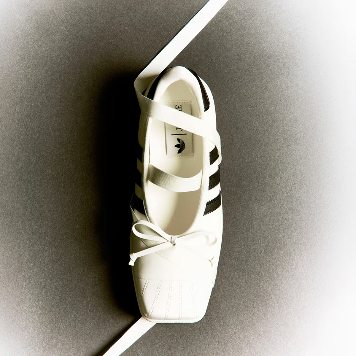 Adidas Superstar Square Toe Ballet JENNIE Off White Black