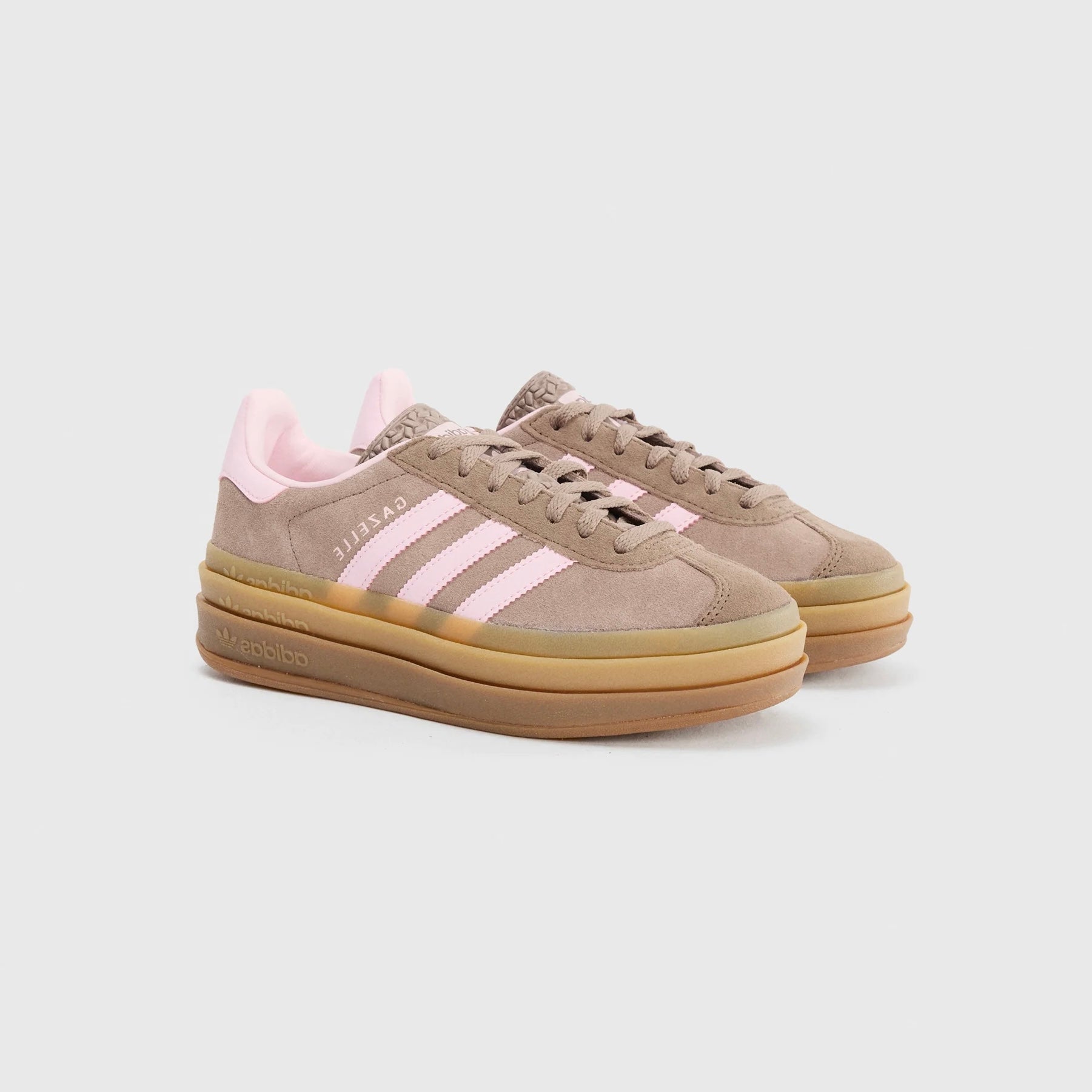 Adidas Gazelle Bold Trace Brown Clear Pink