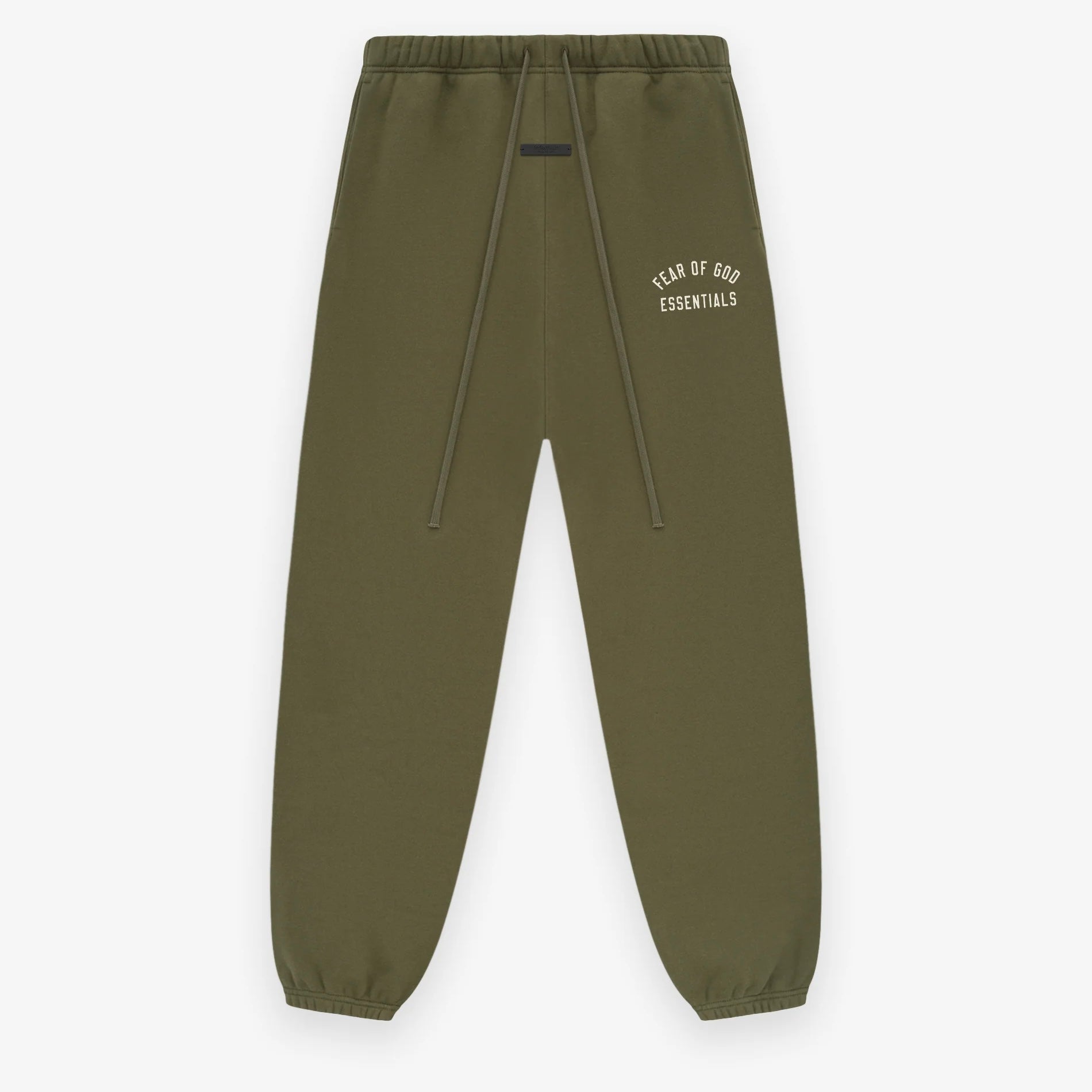 Fear Of God Essentials Cuffed Fleece Sweatpants (FW24) Military