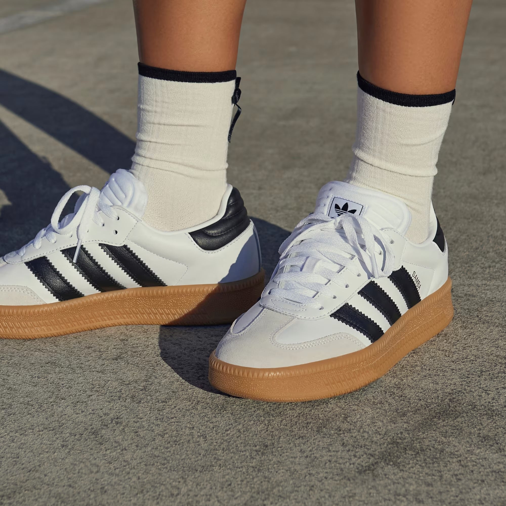 Adidas Samba XLG White Black Gum