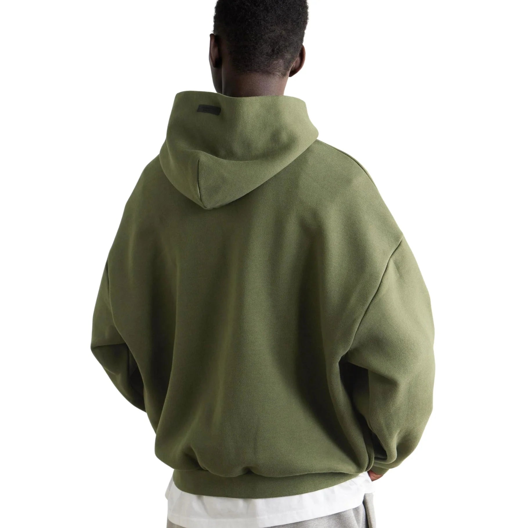 Fear Of God Essentials Fleece Hoodie (FW24) Military