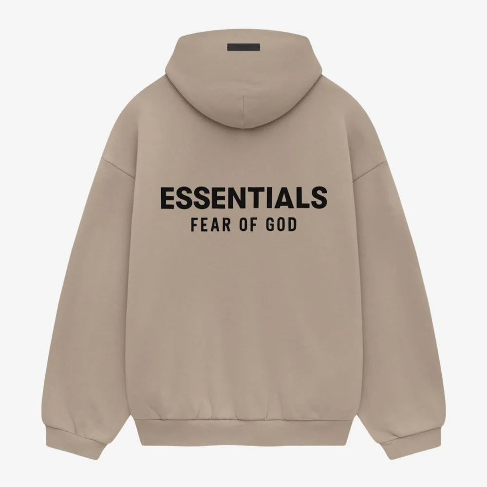 Fear of God Essentials Fleece Hoodie Desert Sand