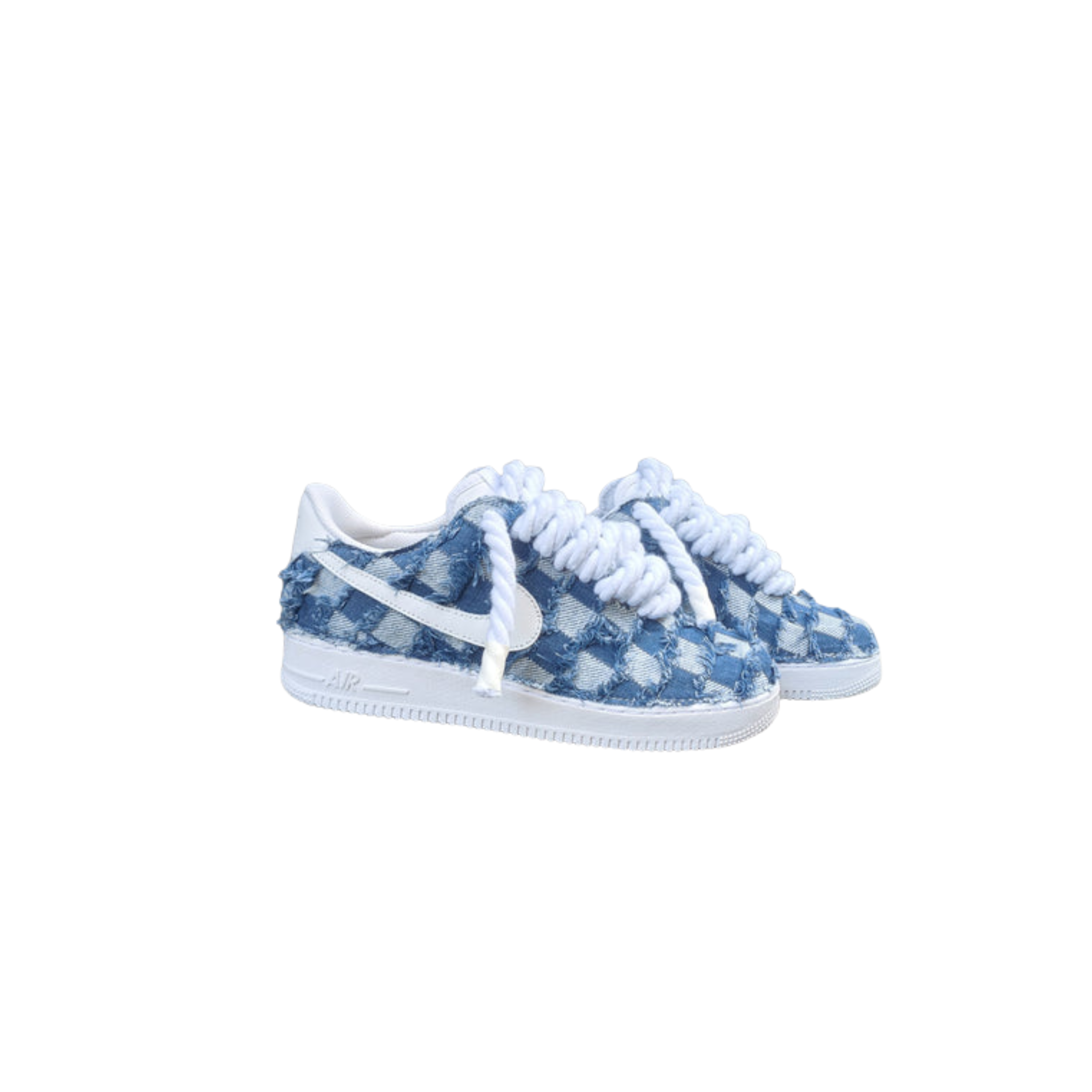 Jean Nike Air Force 1 Rope Custom Denim v3