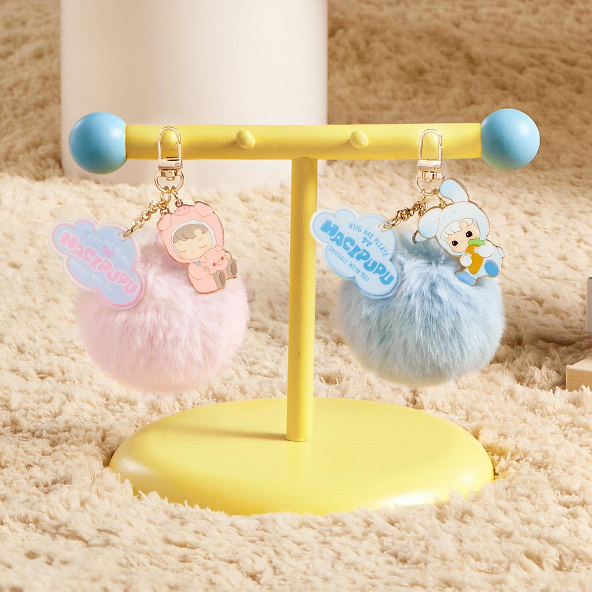 Pop Mart HACIPUPU Snuggle With You Series Pendant Sealed Case (6 Blind Box)