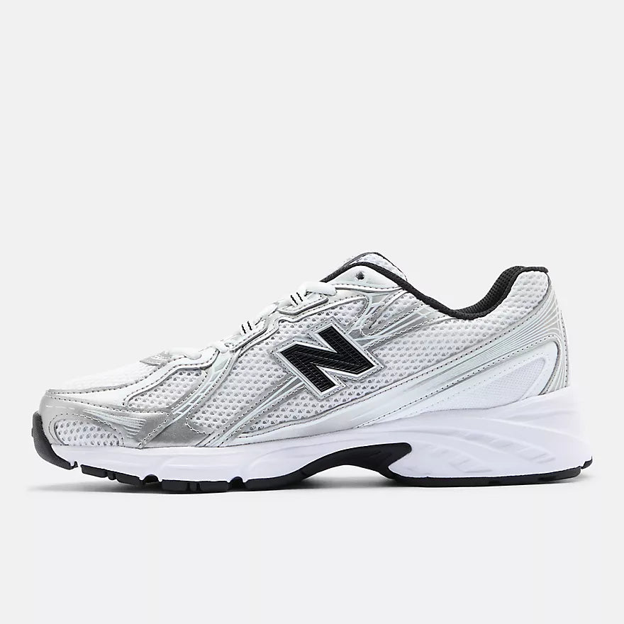 New Balance 740 White Silver Metallic Navy