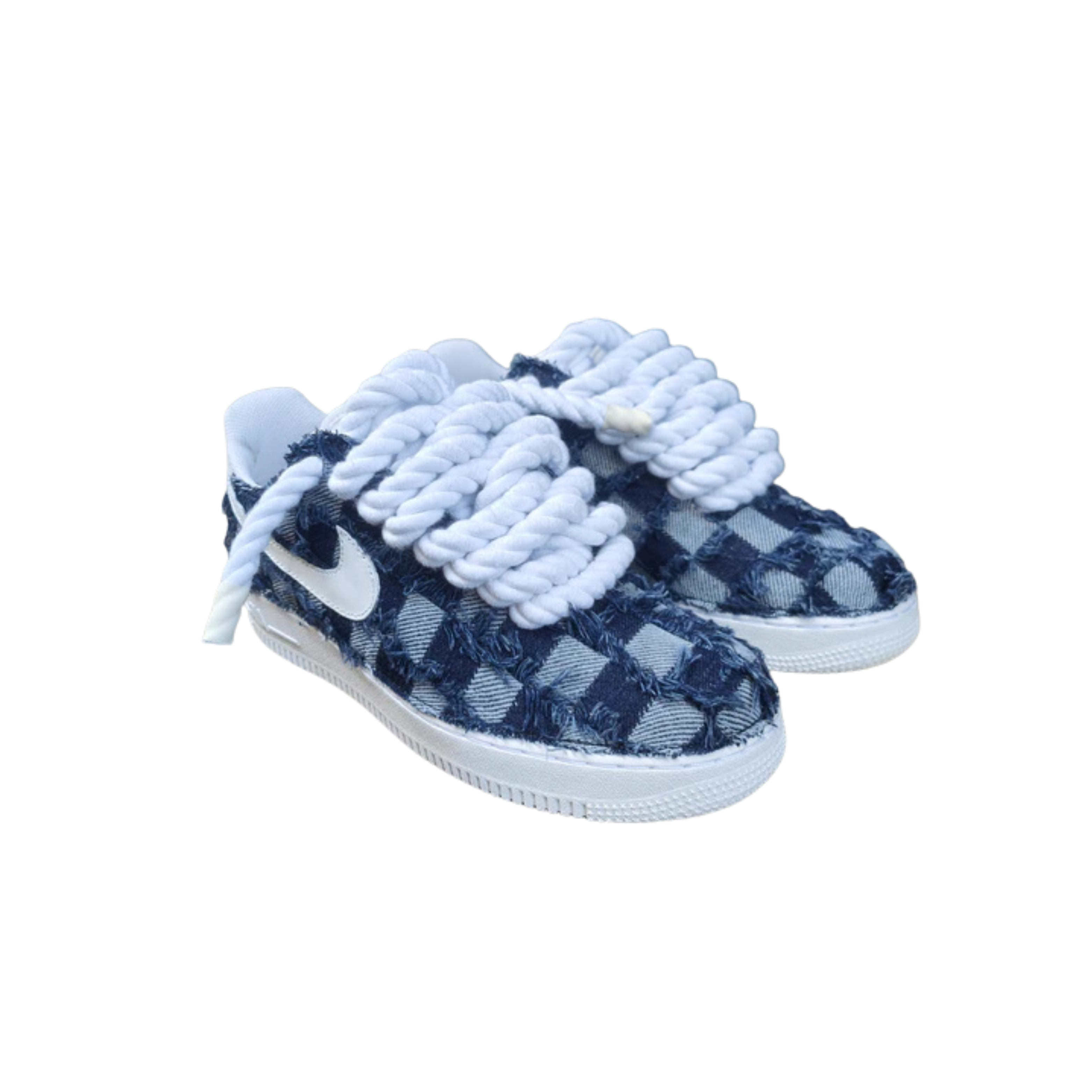 Jean Nike Air Force 1 Rope Custom Denim v2