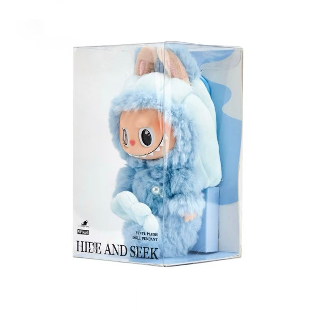 Pop Mart Labubu Hide and Seek In Singapore Vinyl Plush Doll Pendant Keychain