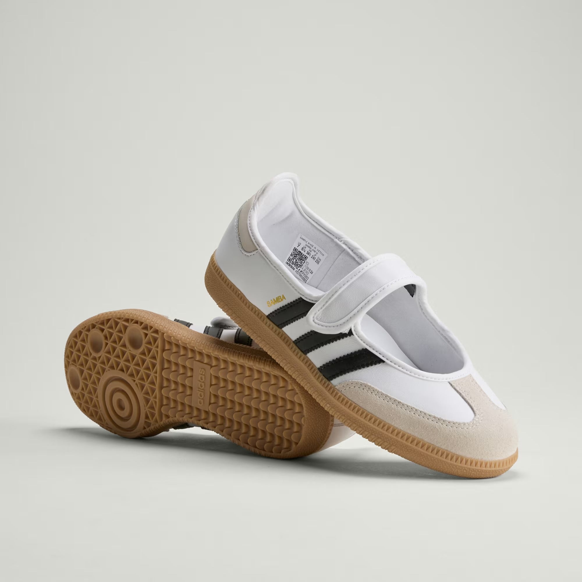 Adidas Samba Jane White Black Gum