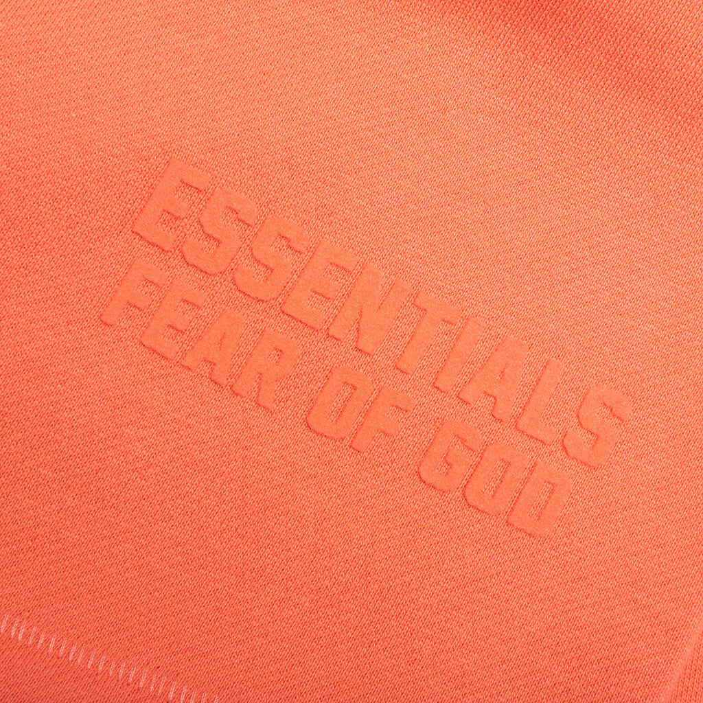 Fear Of God Essentials Bundle Completo Tee + Sweatshorts Coral