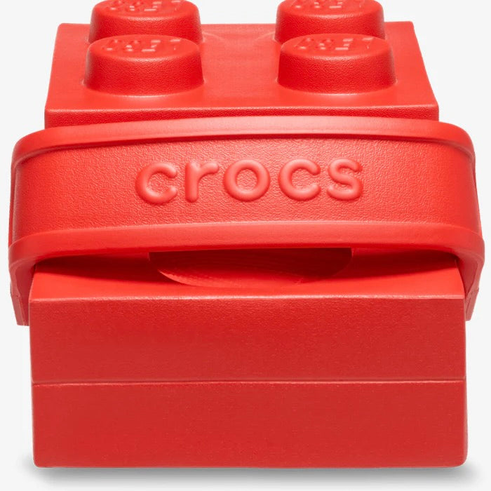 Sabots Crocs Brick Clog LEGO rouges