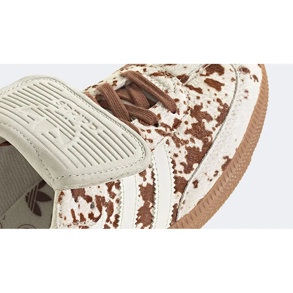 Adidas Samba LT imprimé vache marron et blanc