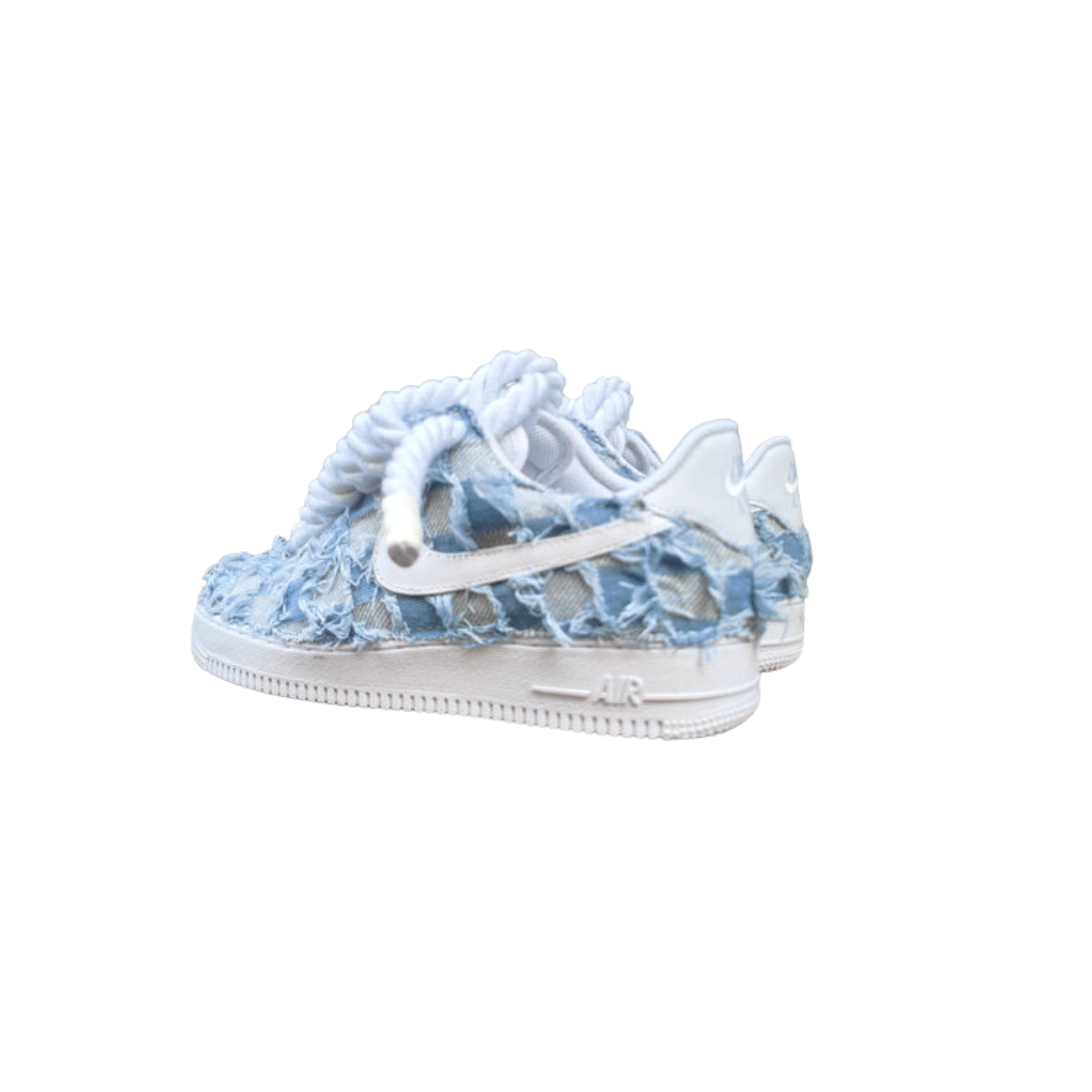 Nike Air Force 1 Rope Custom Denim Jeans v1
