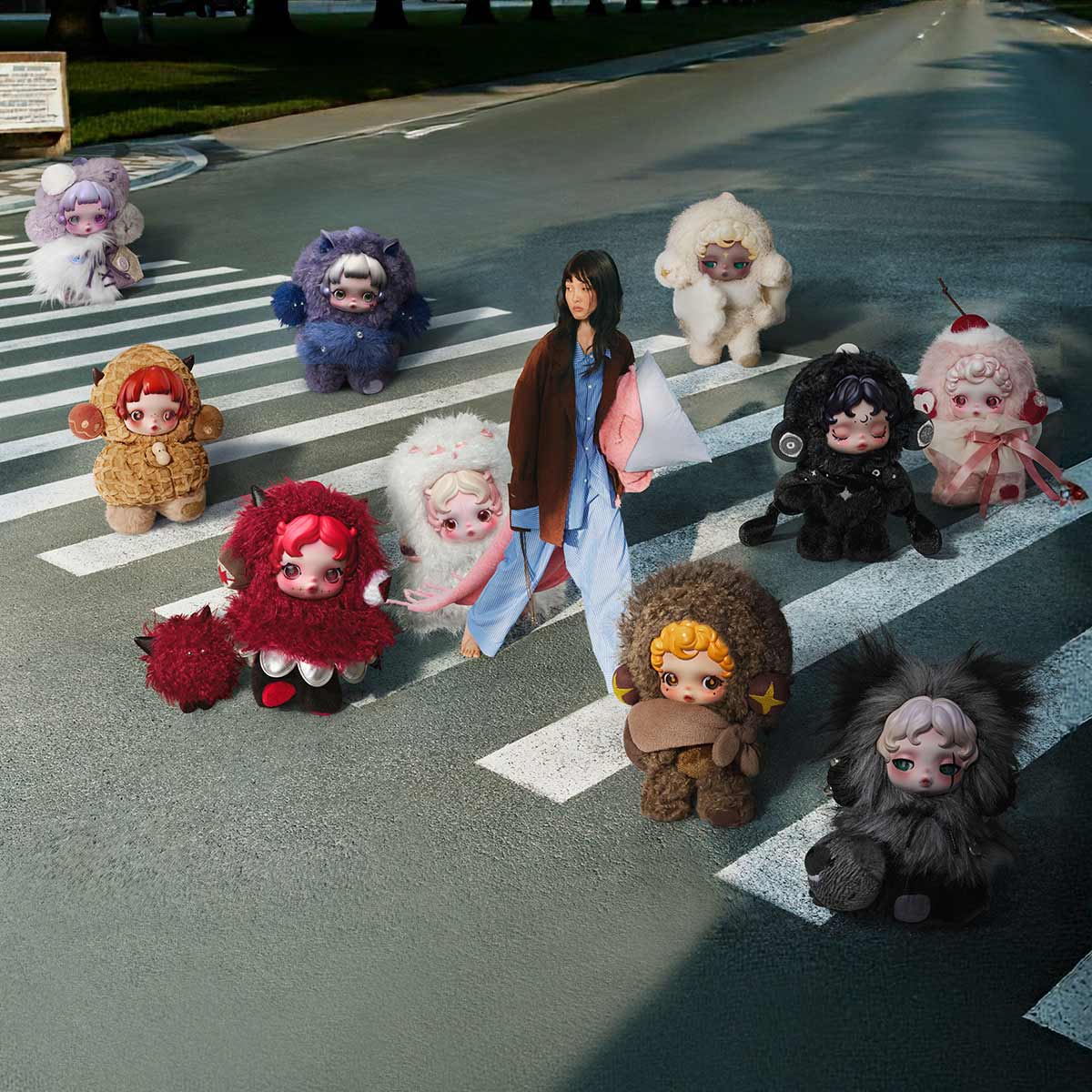 Pop Mart SKULLPANDA You Found Me! Series Plush Doll Pendant Single Blind Box