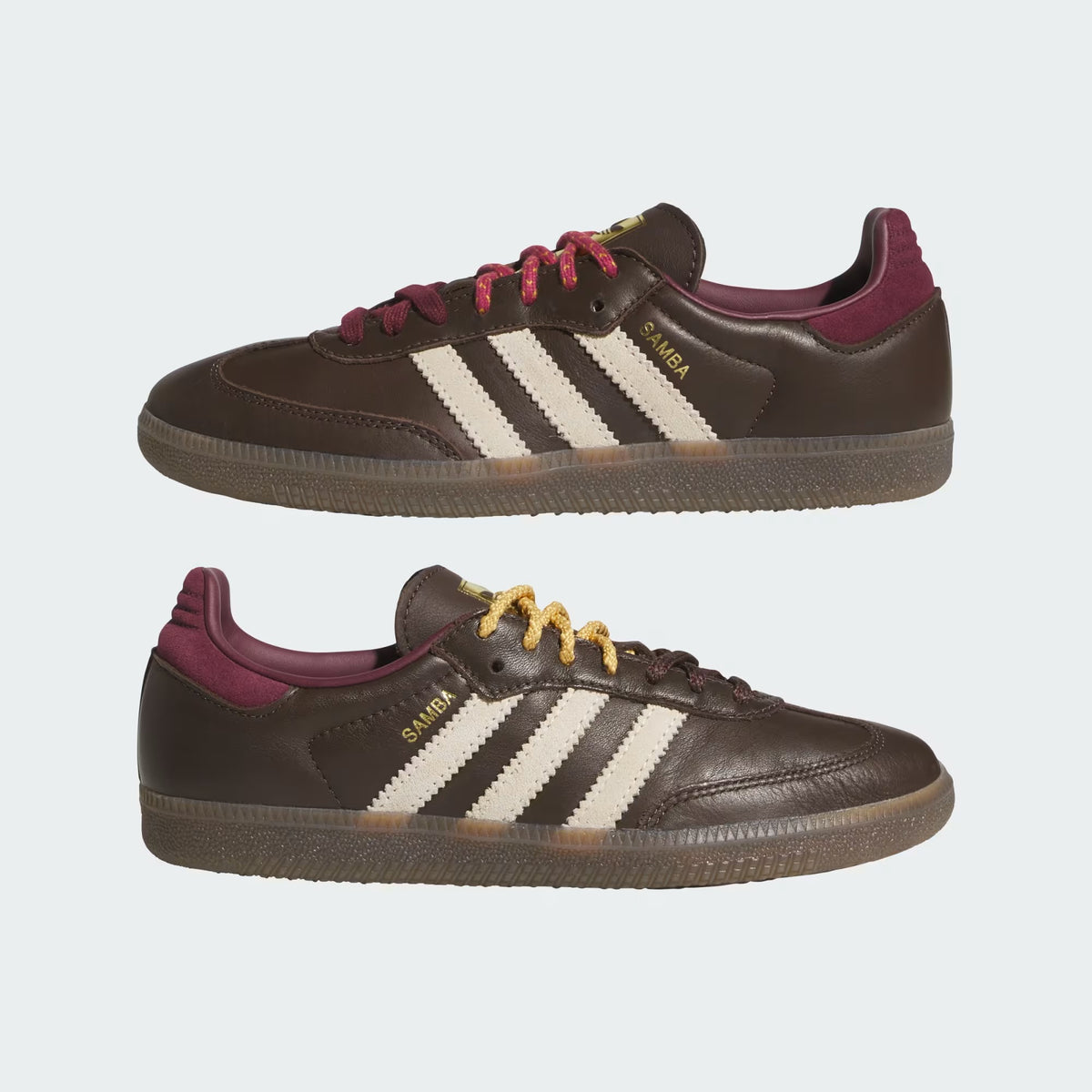 Adidas Samba OG Brown Warm Vanilla Maroon
