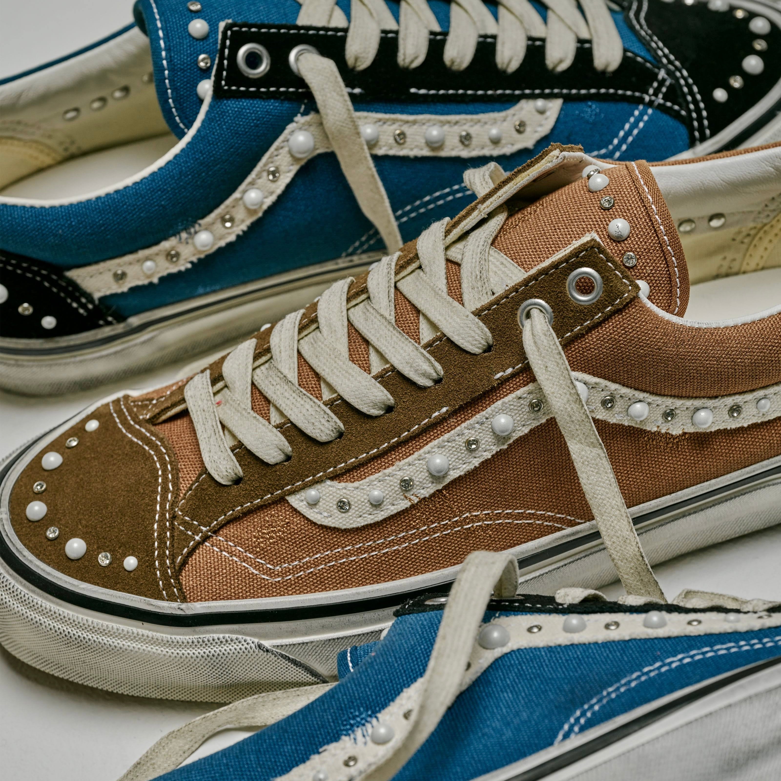 Vans LX Old School 36 Pearlized Pack Vintage Cocoa Brown