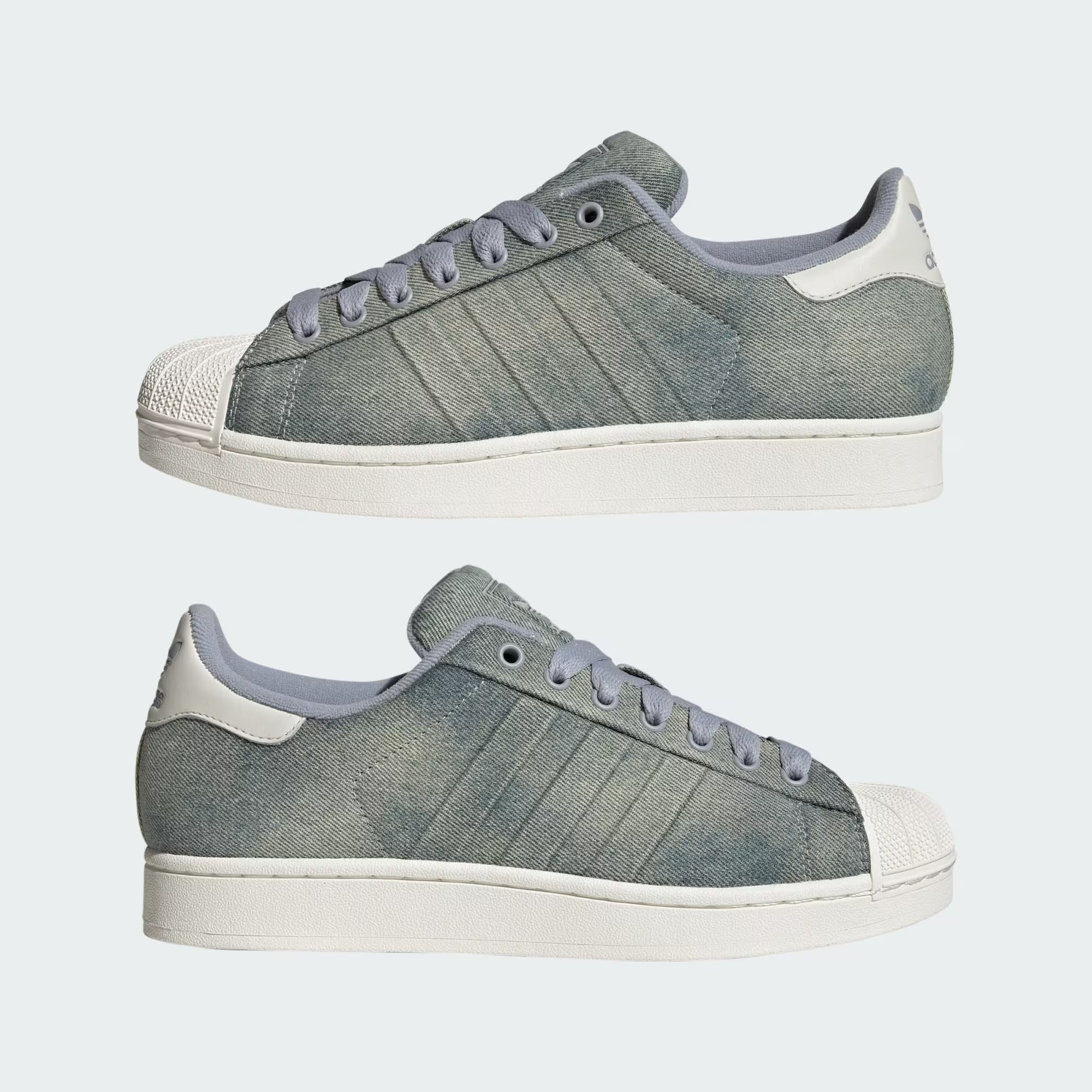 Adidas Superstar II Denim Halo Silver White