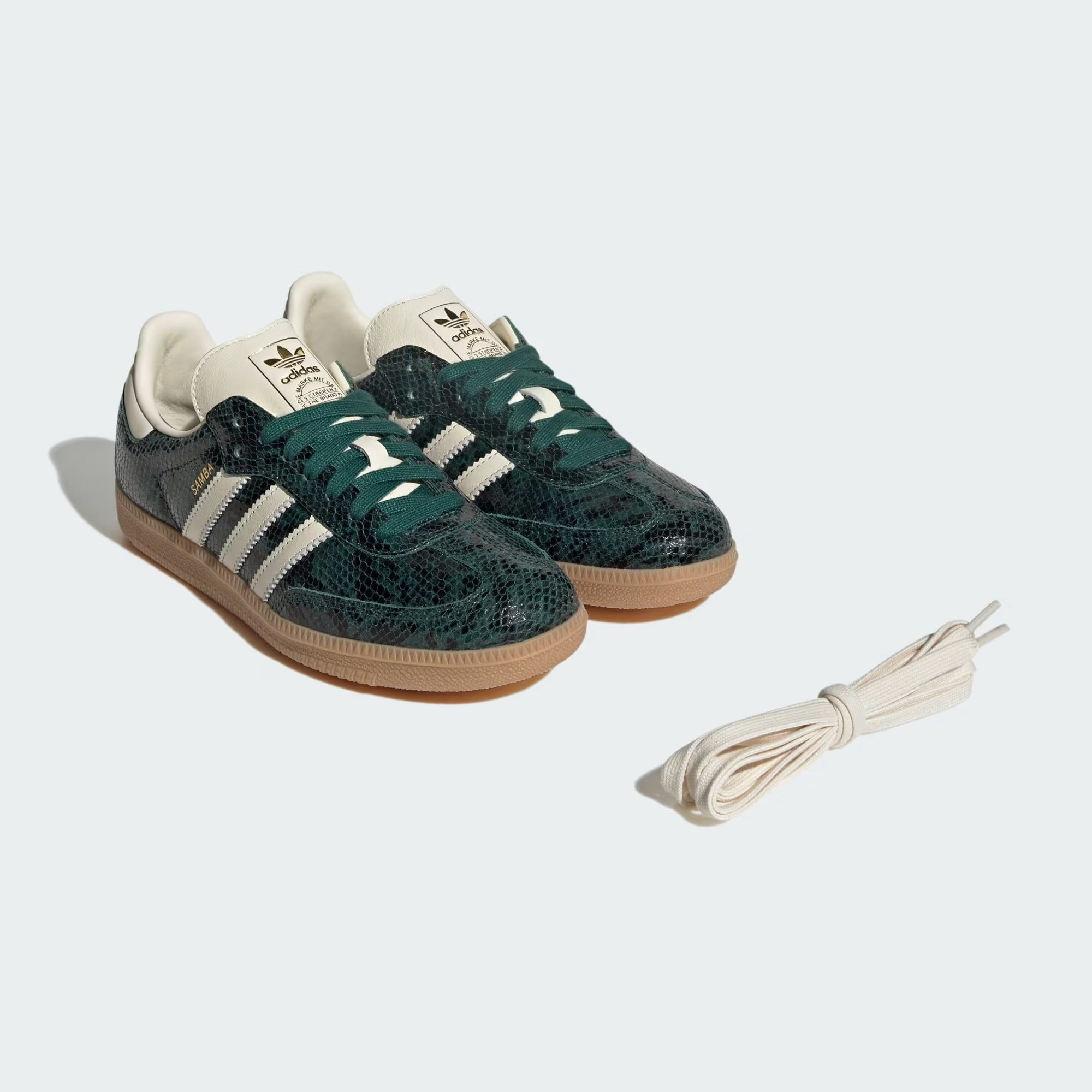 Adidas Samba Black Cream White Collegiate Green