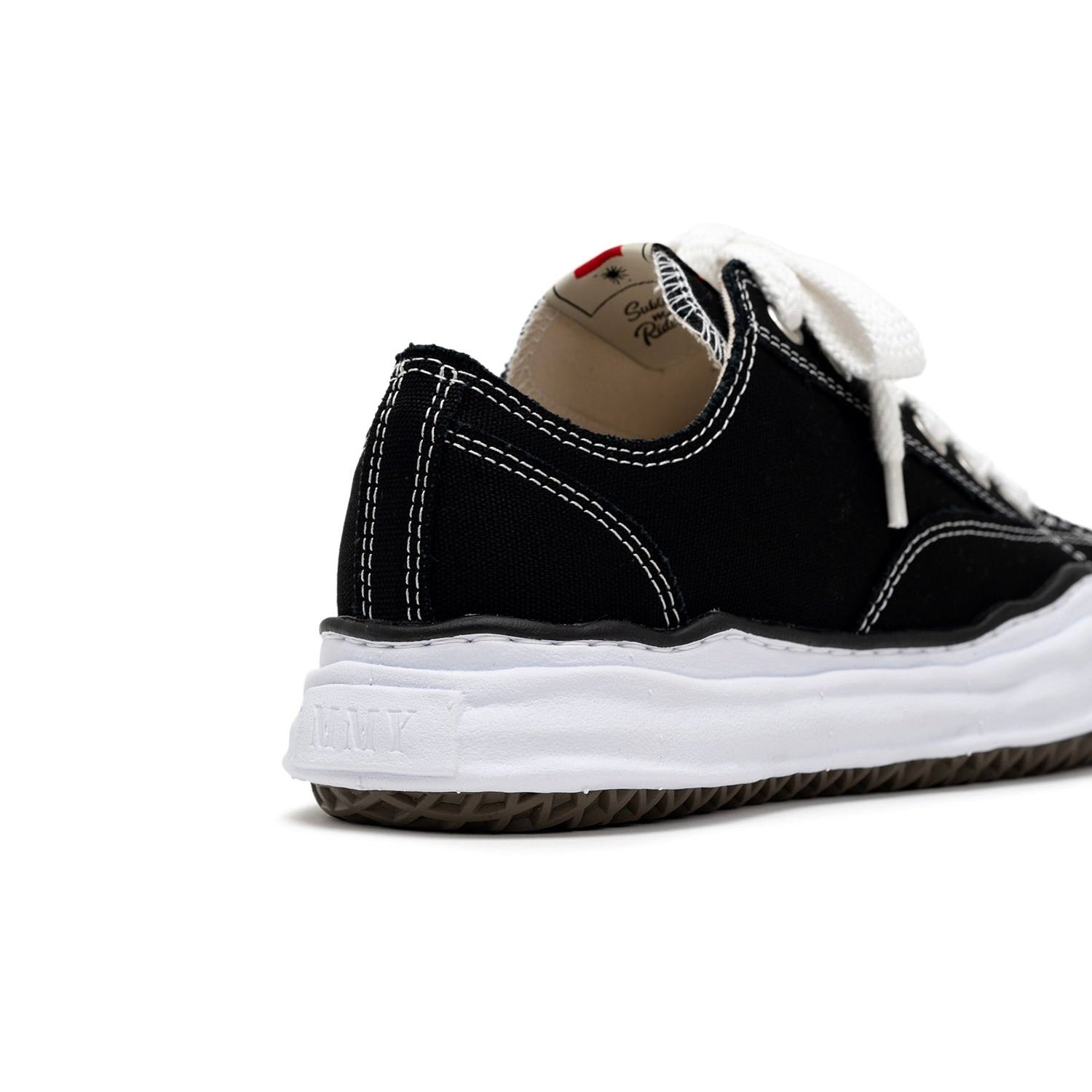 Maison Mihara Yasuhiro Peterson Sole Canvas Low Black