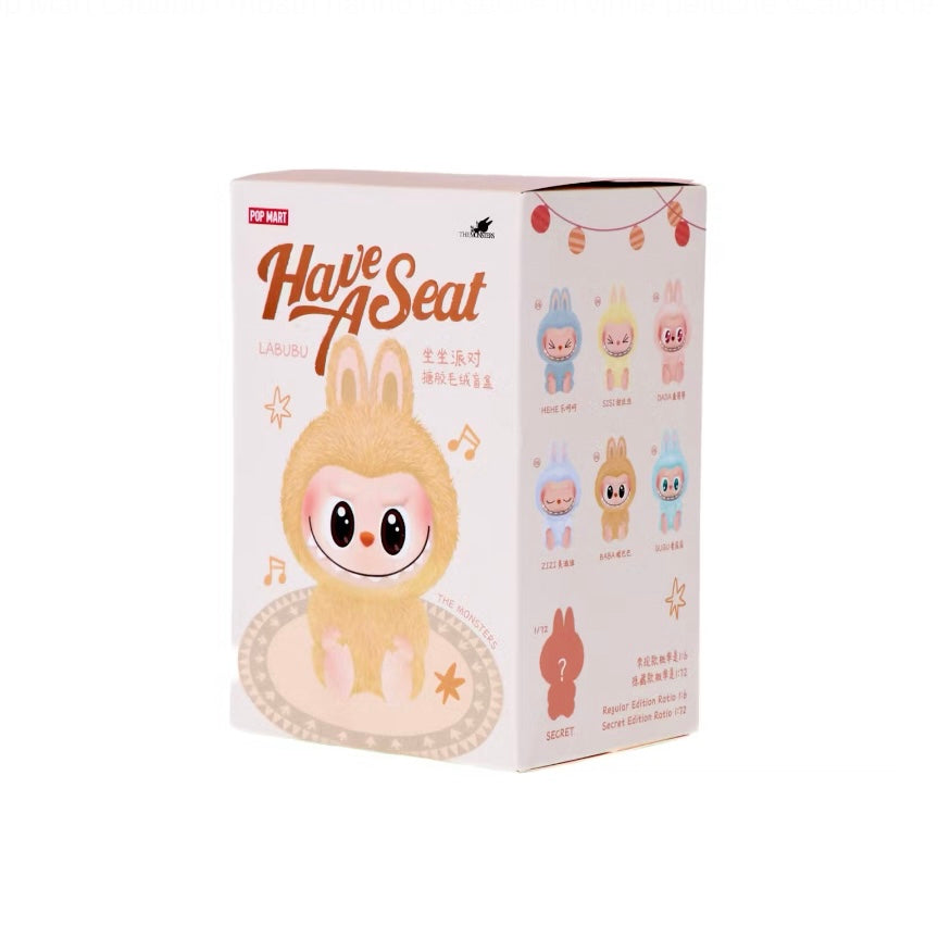 POP MART LABUBU THE MONSTERS HAVE A SEAT VINYL PLUSH BLIND BOX BOX