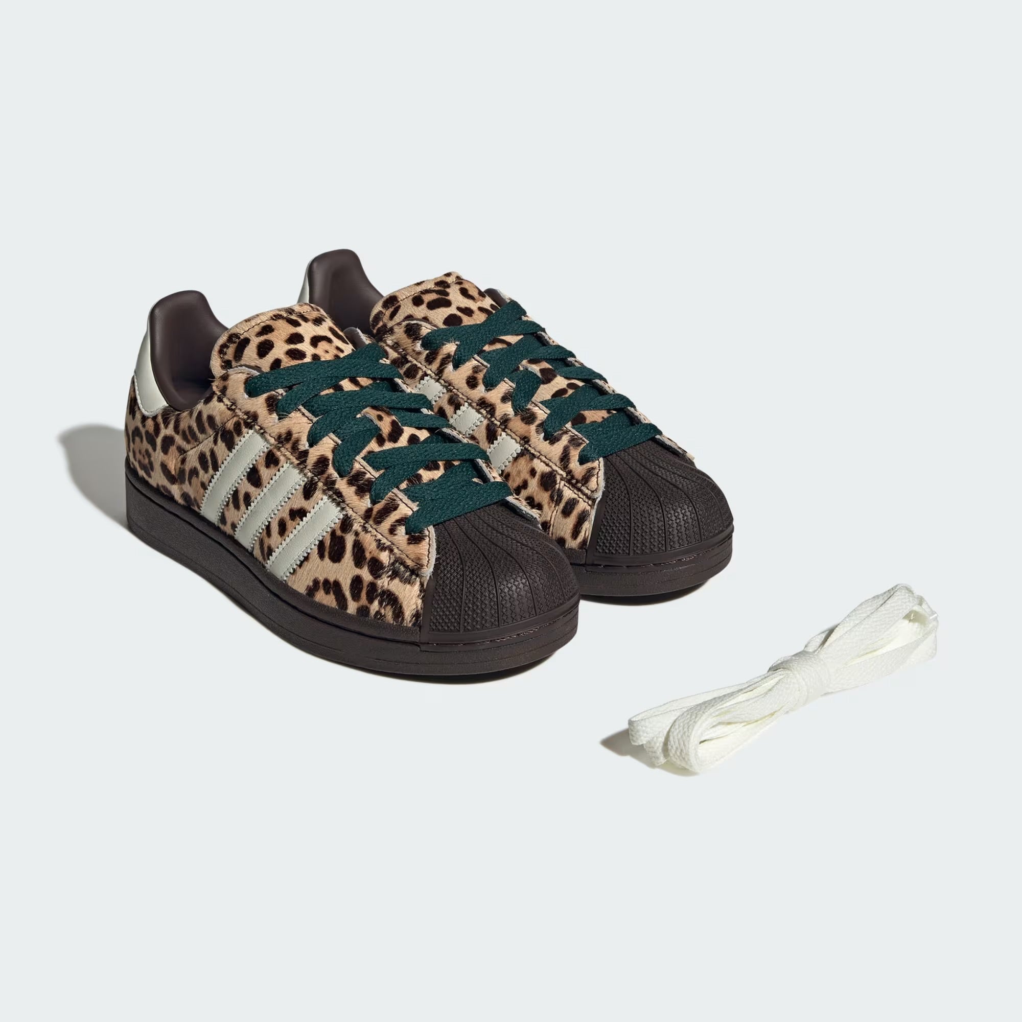 Adidas Superstar II Leopard Dark Brown Ivory