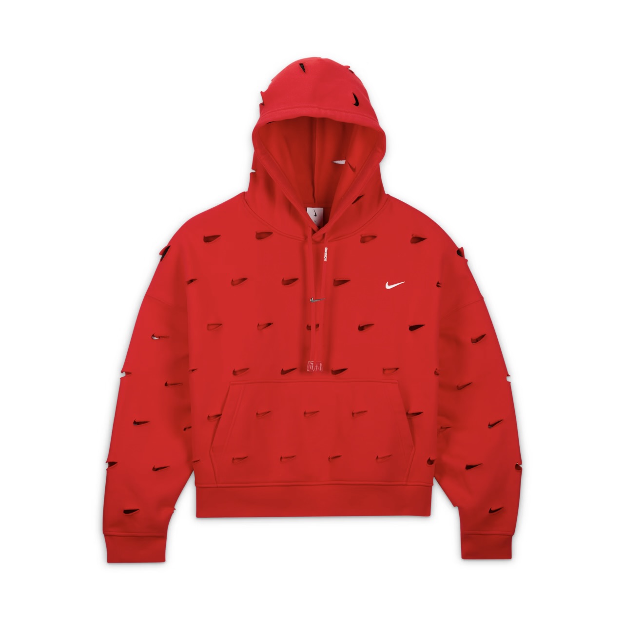 Nike x Jacquemus Le SWOOSH Hoodie Dark Red