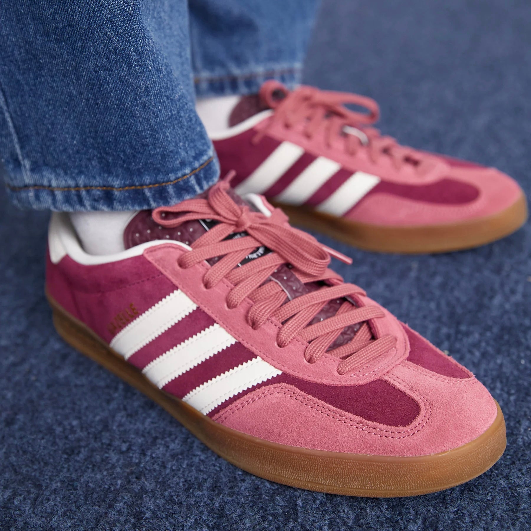 Adidas Gazelle Indoor Maroon Preloved Crimson