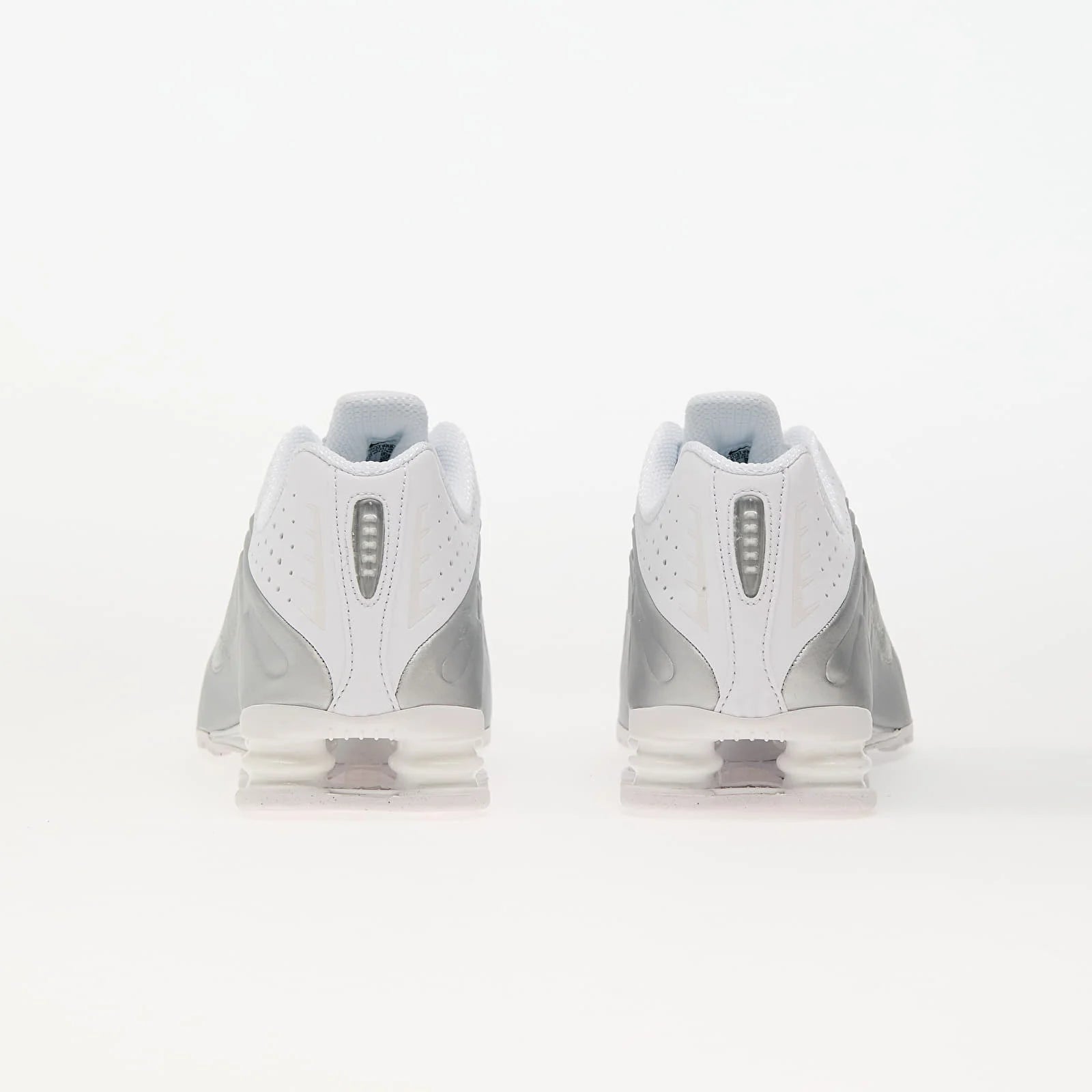 Nike Shox R4 White Metallic Silver