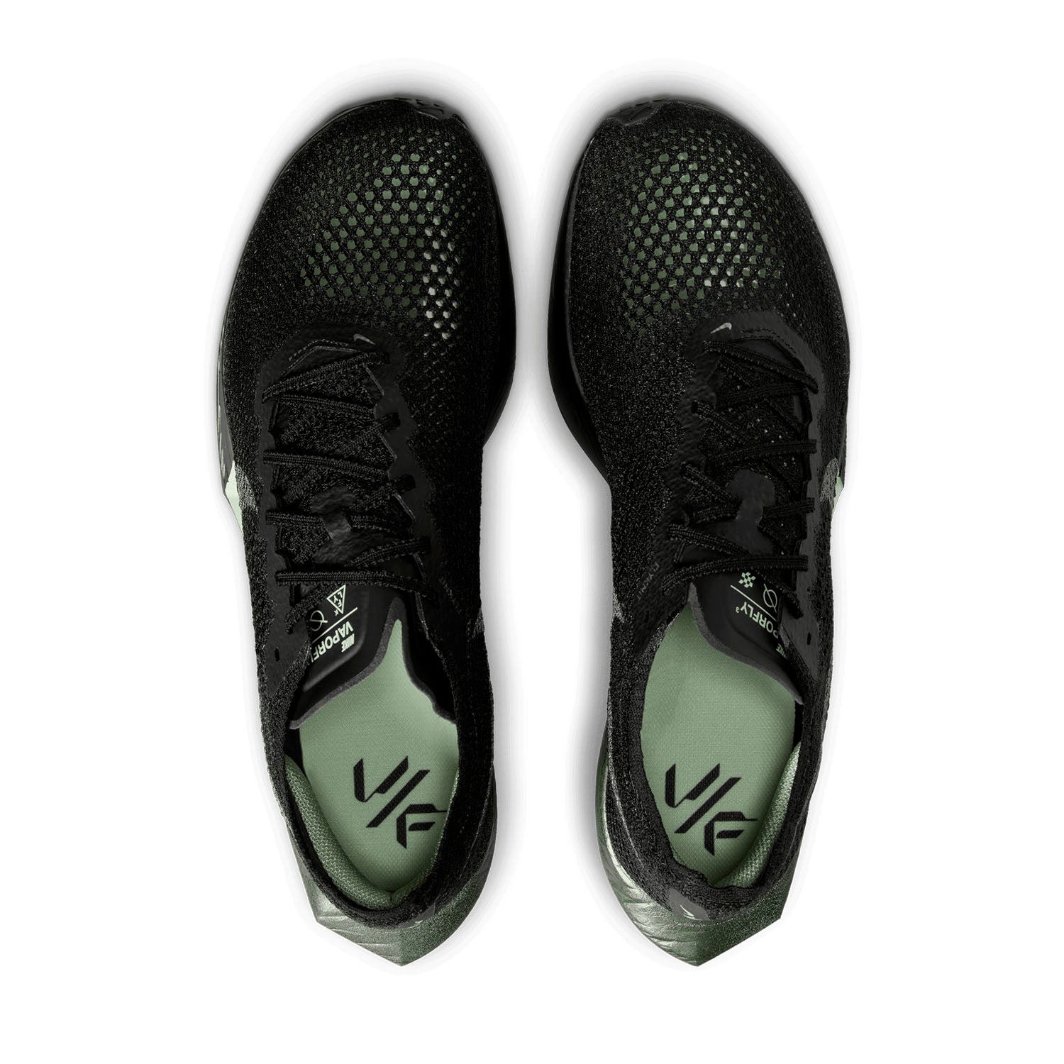 Nike ZoomX Vaporfly 3 Black Olive Aura Metallic Medium Ash