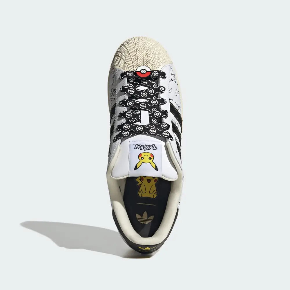 Adidas Superstar Pokémon Pikachu White