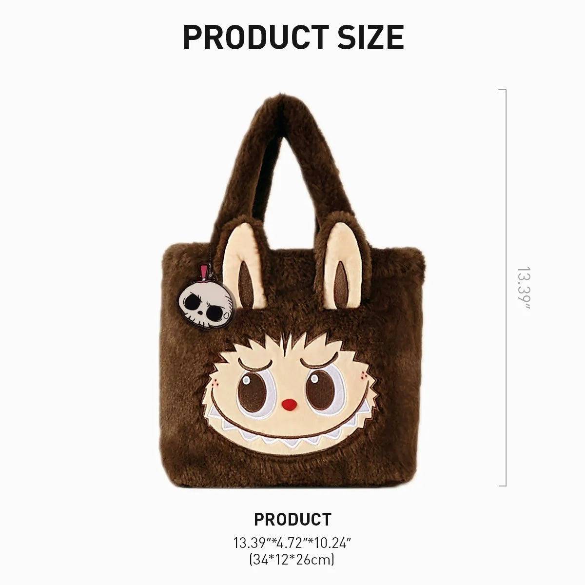 Pop Mart The Monsters Labubu Classic Bag Series Reversible Plush Bag