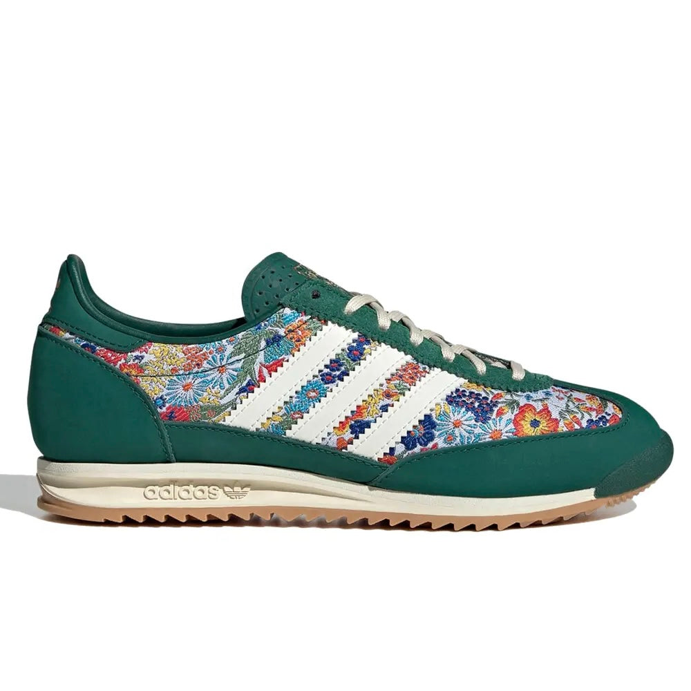 Adidas SL 72 Green Flowers By Liberty London