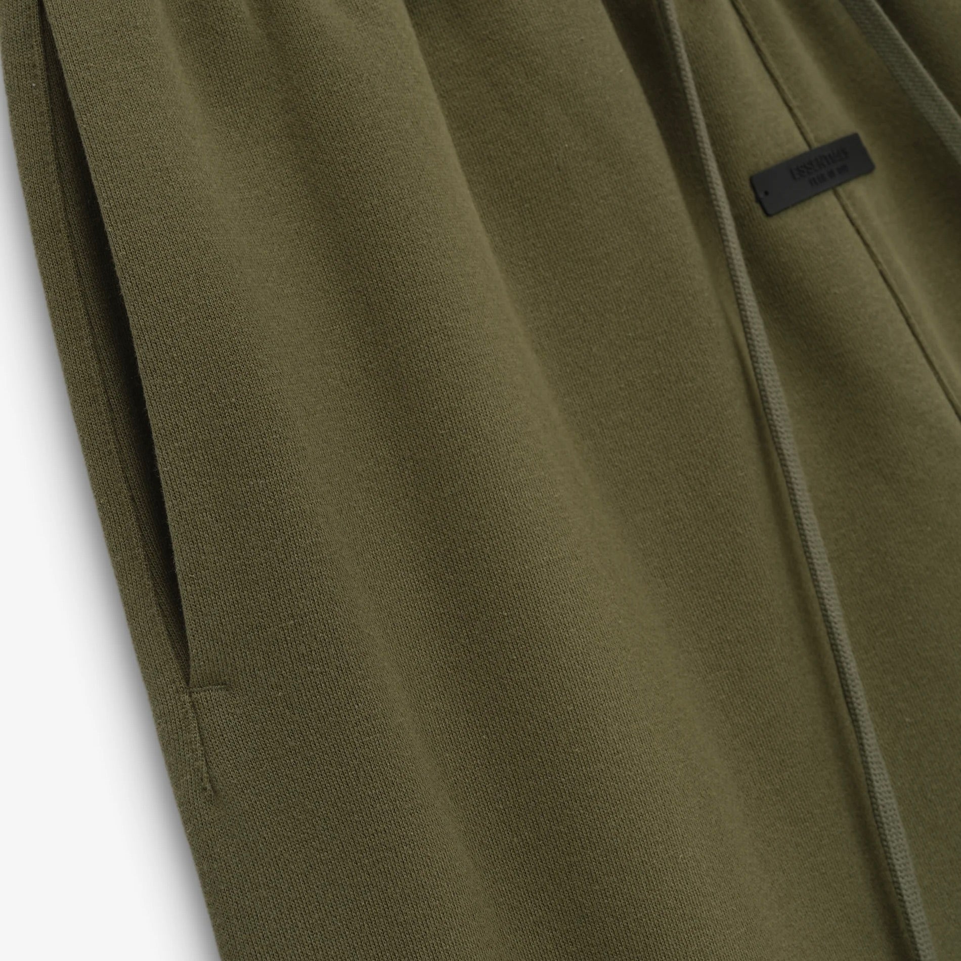 Fear Of God Essentials Cuffed Fleece Sweatpants (FW24) Military