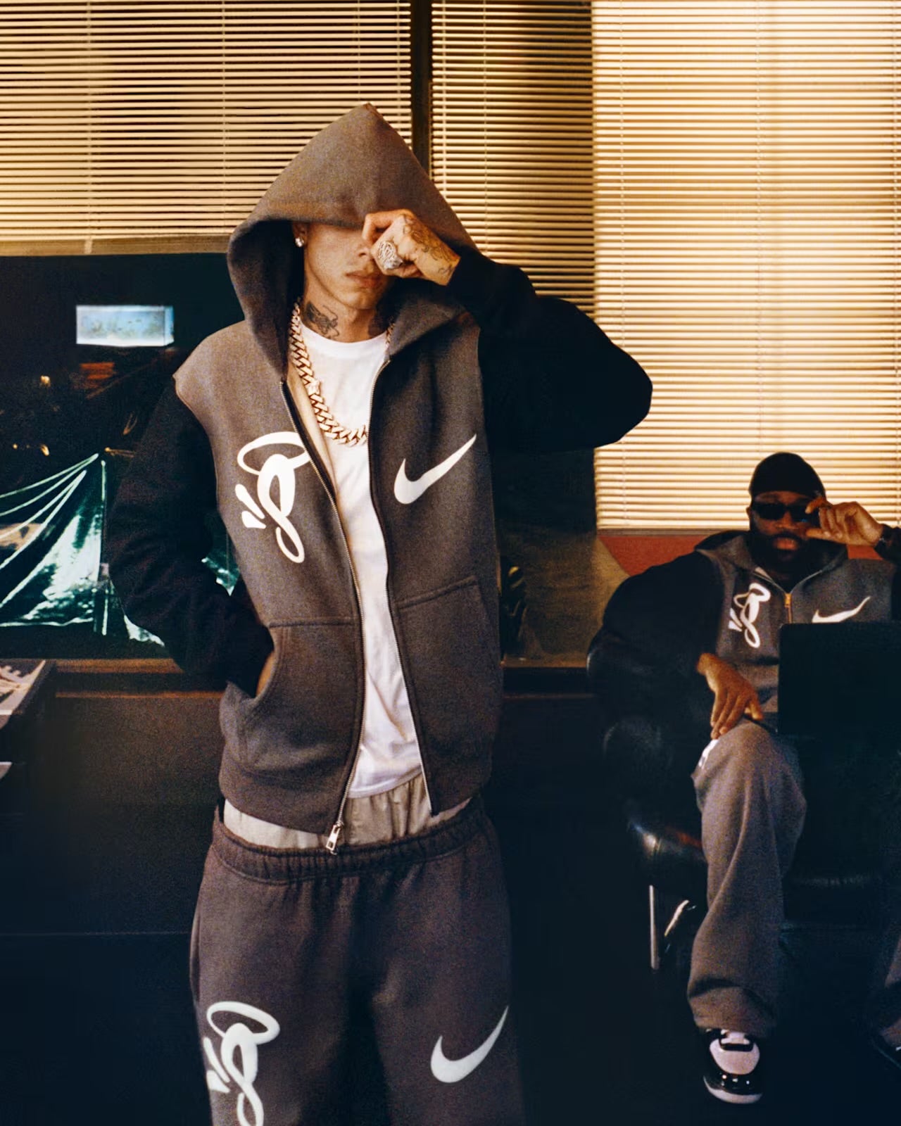 Nike x Syna Solo SWOOSH Fleece Full-Zip Hoodie