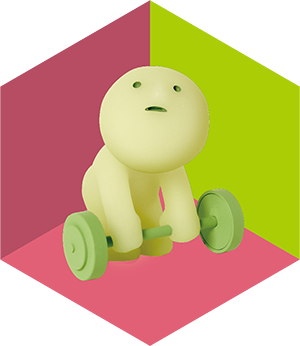 Smiski Exercising Series Single Blind Box