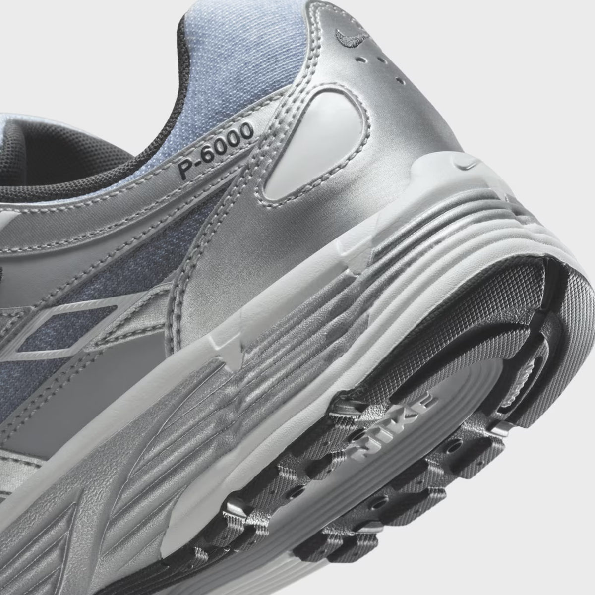 Nike P-6000 Metallic Silver Summit White-Wolf Grey