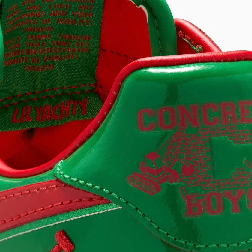 NIKE Air Force 1 LOW LIL YACHTY CONCRETE BOYS LUCKY GREEN