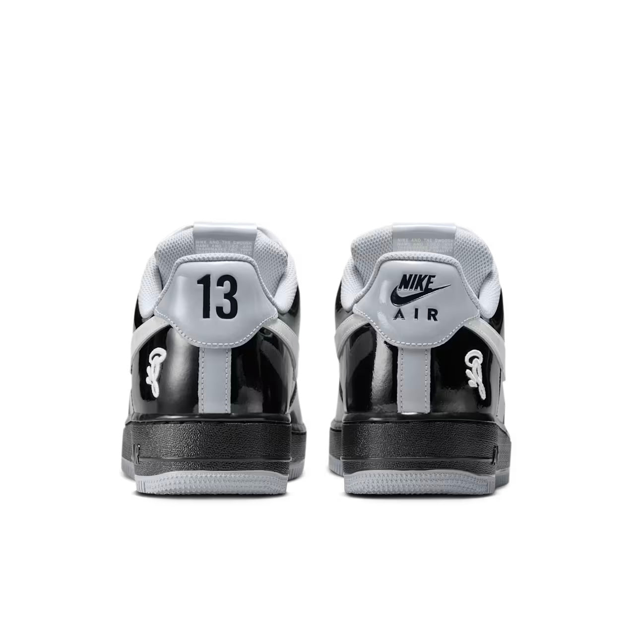 Nike Air Force 1 Low Syna Central Cee Black White Smoke Grey