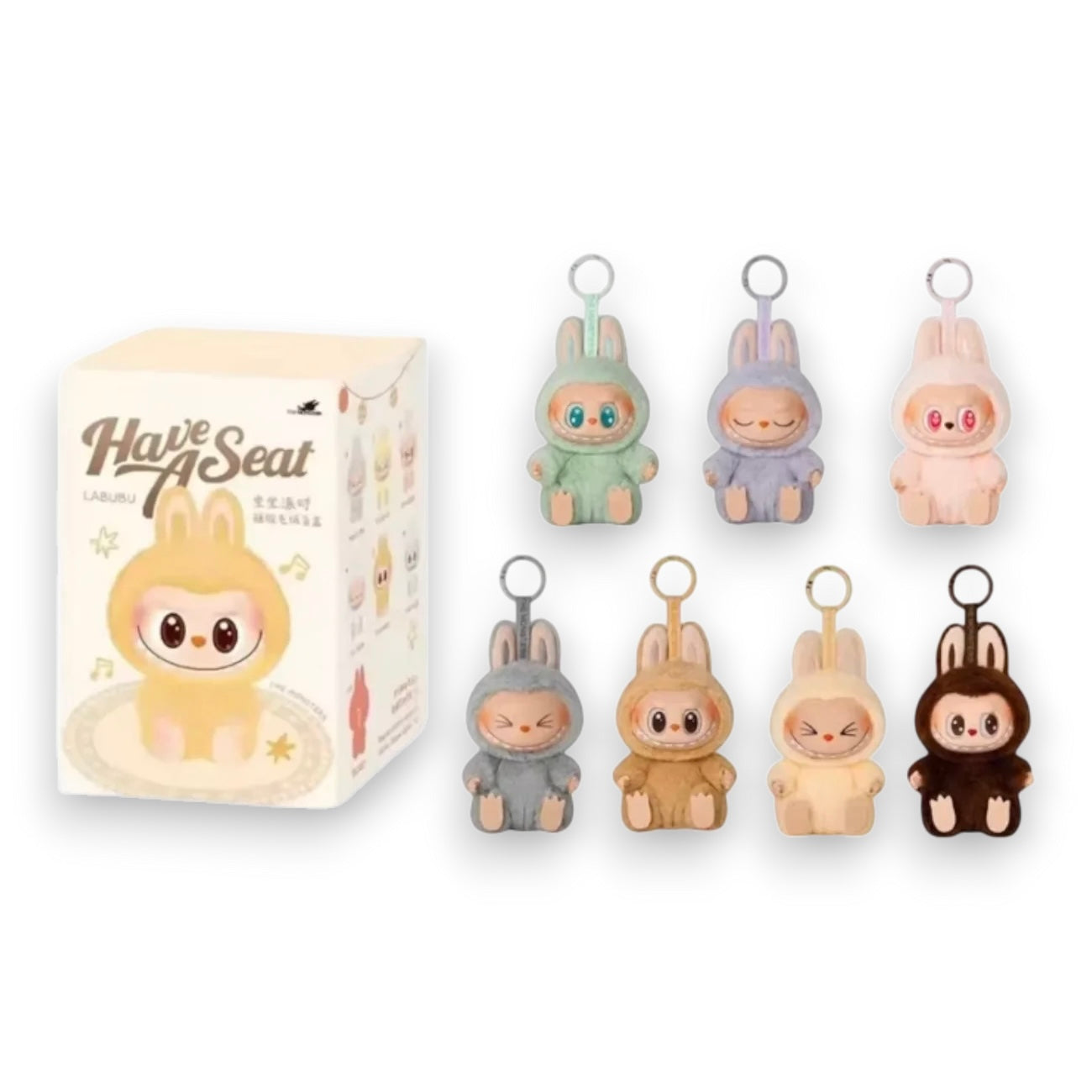 POP MART LABUBU THE MONSTERS HAVE A SEAT VINYL PLUSH BLIND BOX BOX