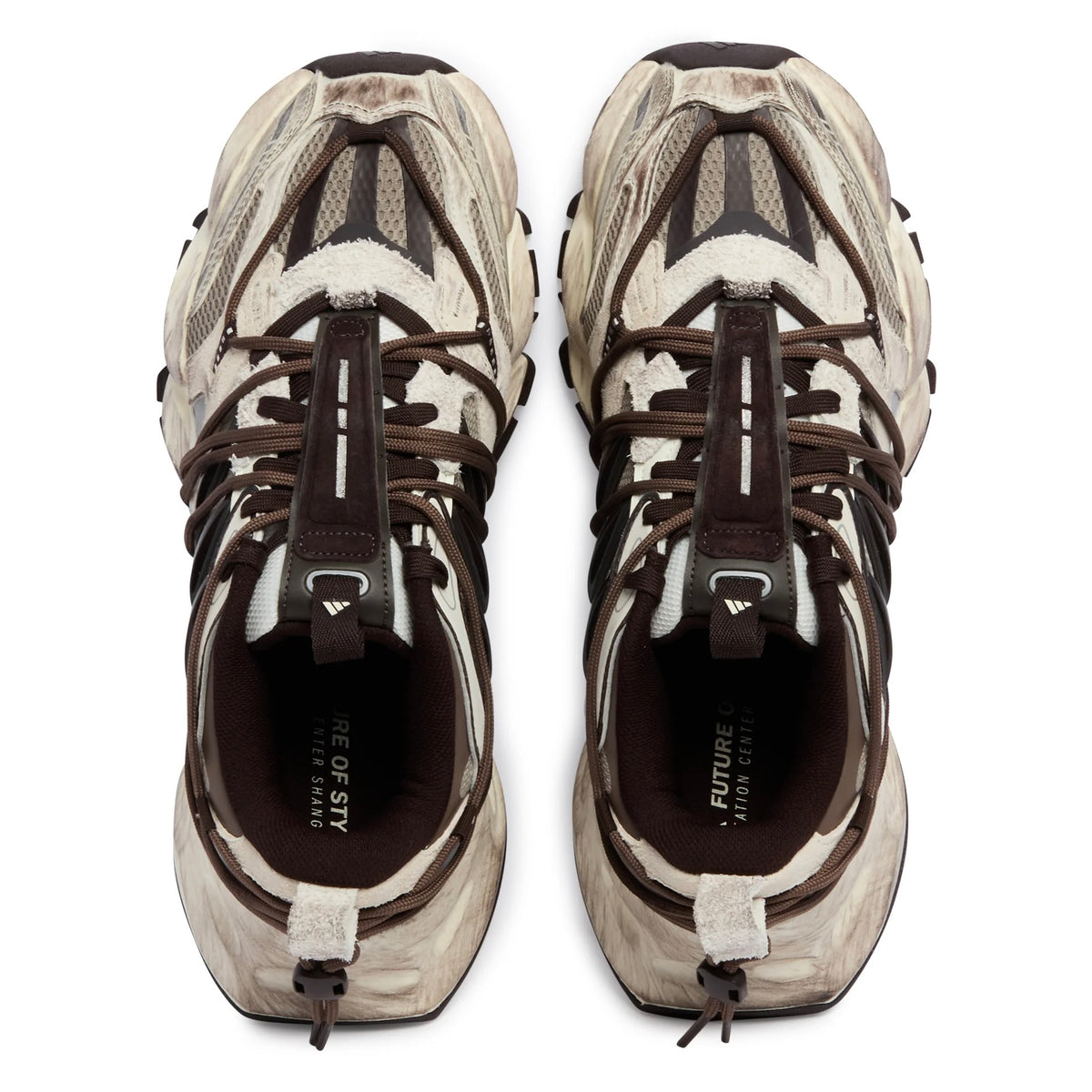 adidas XLG Runner Deluxe 2.0 Off White Aurora Coffee Trace Green Metallic