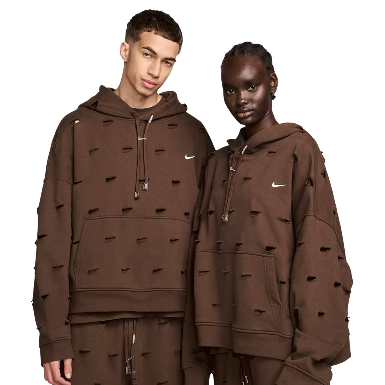 Nike x Jacquemus Le SWOOSH Hoodie Brown