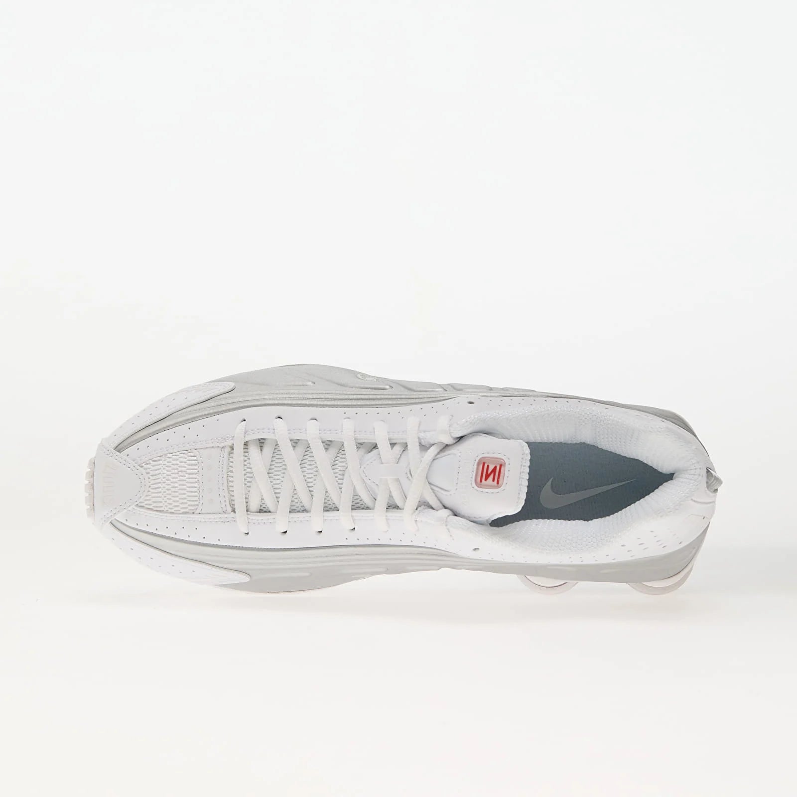 Nike Shox R4 White Metallic Silver