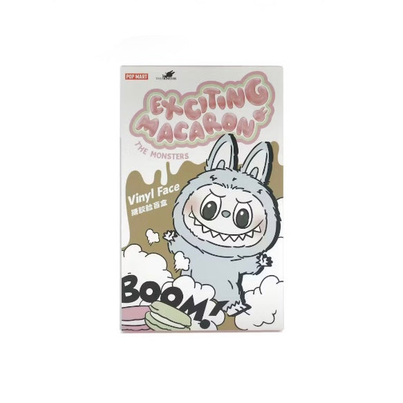 POP MART LABUBU THE MONSTERS TASTY MACARON VINYL PLUSH PENDANT SINGLE BLIND BOX BOX