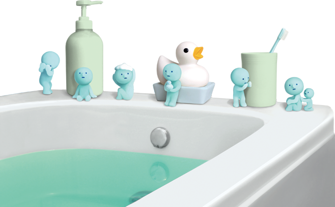 Smiski Bath Series Single Blind Box