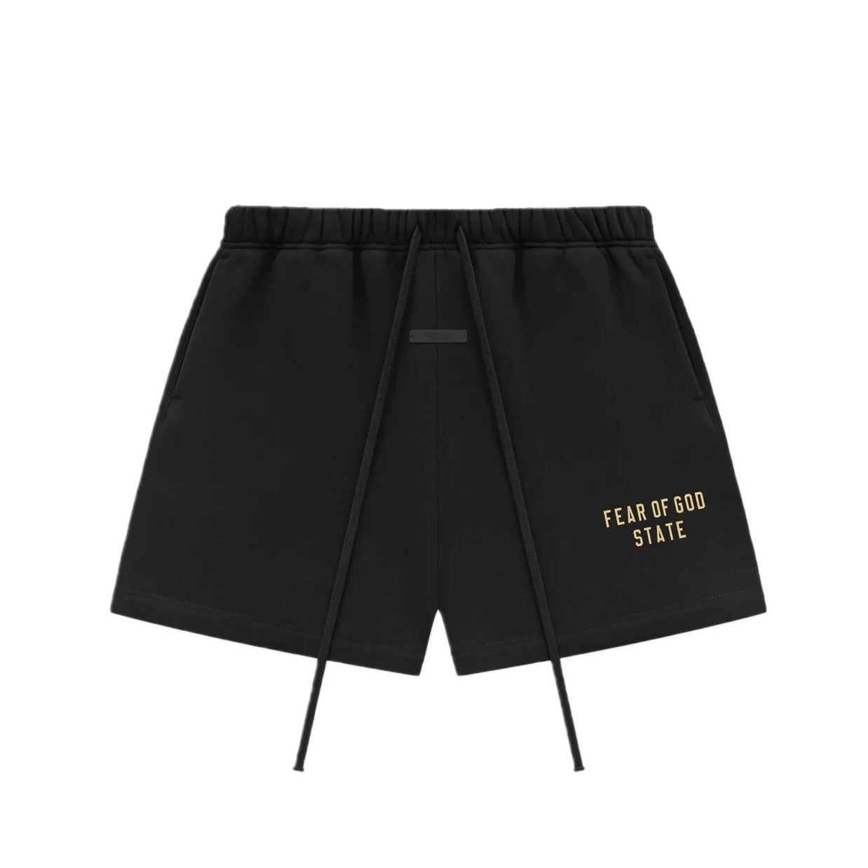 Fear of God Essentials STATE Fleece Soccer Sweatshorts Black