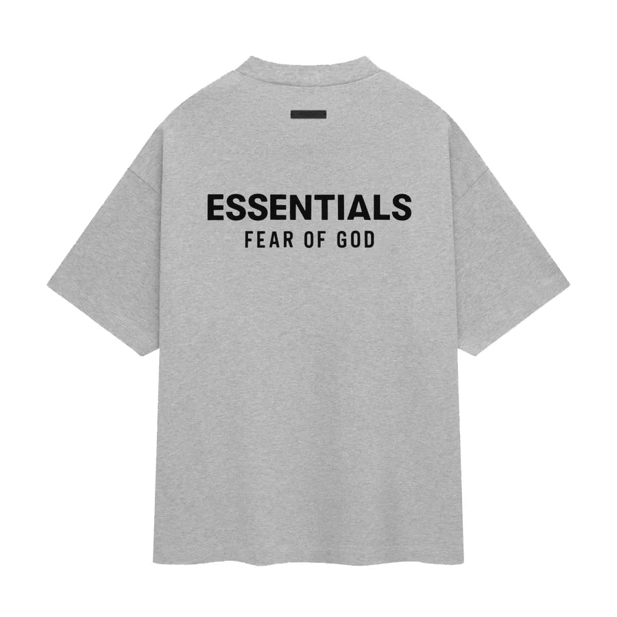 Fear Of God Essentials Jersey Crewneck T-Shirt Light Heather Gray