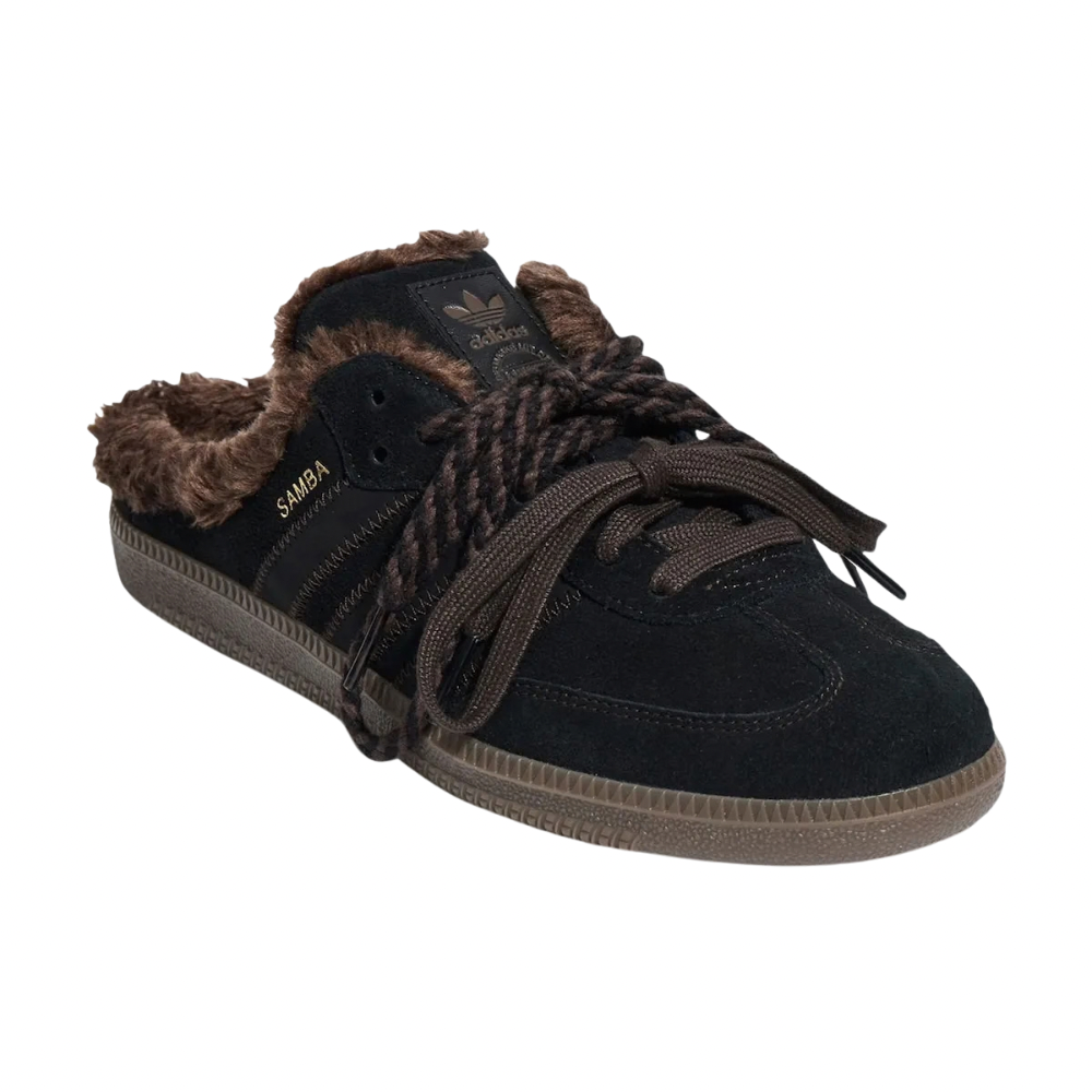 Adidas Samba OG Mule Black Dark Brown