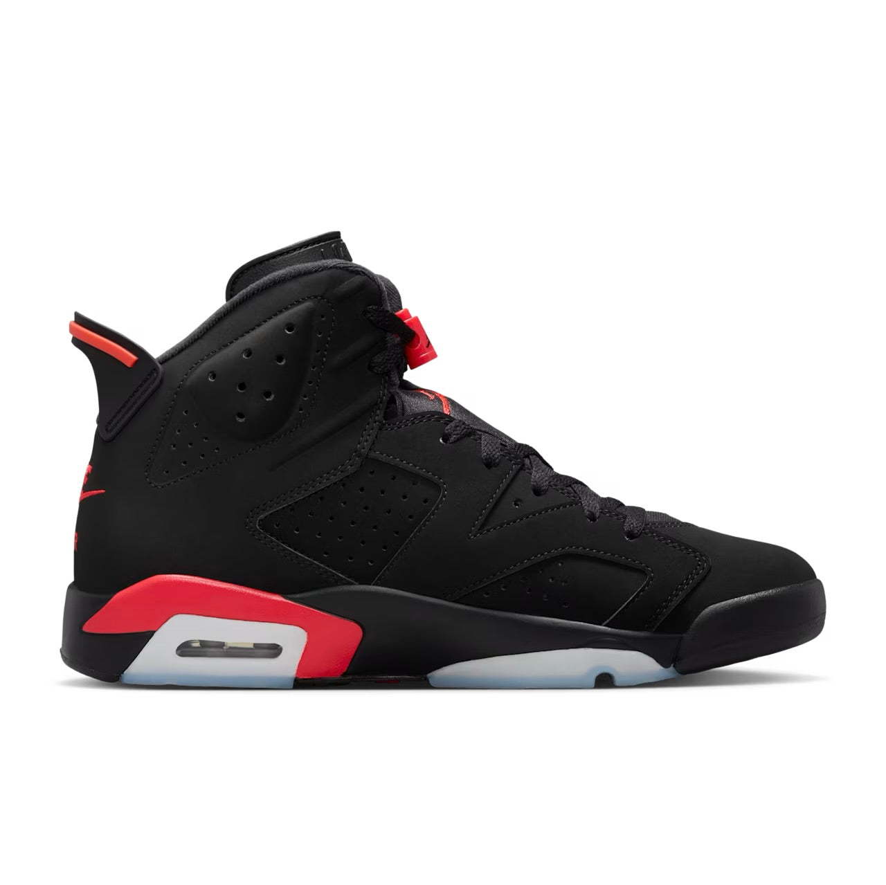 Jordan 6 Infrared Salesman Black and Light Crimson