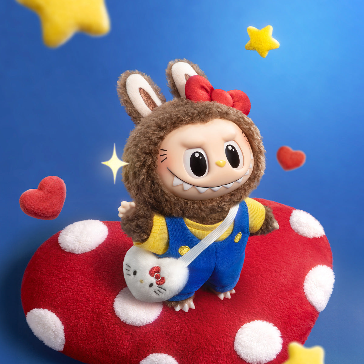 Pop Mart The Monsters Labubu x Hello Kitty and Friends Series Classic Hello Kitty Secret Edition Vinyl Plush Pendant