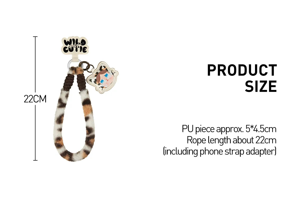 Pop Mart CRYBABY Wild but Cutie Series-Phone Charm (6 Blind Box)