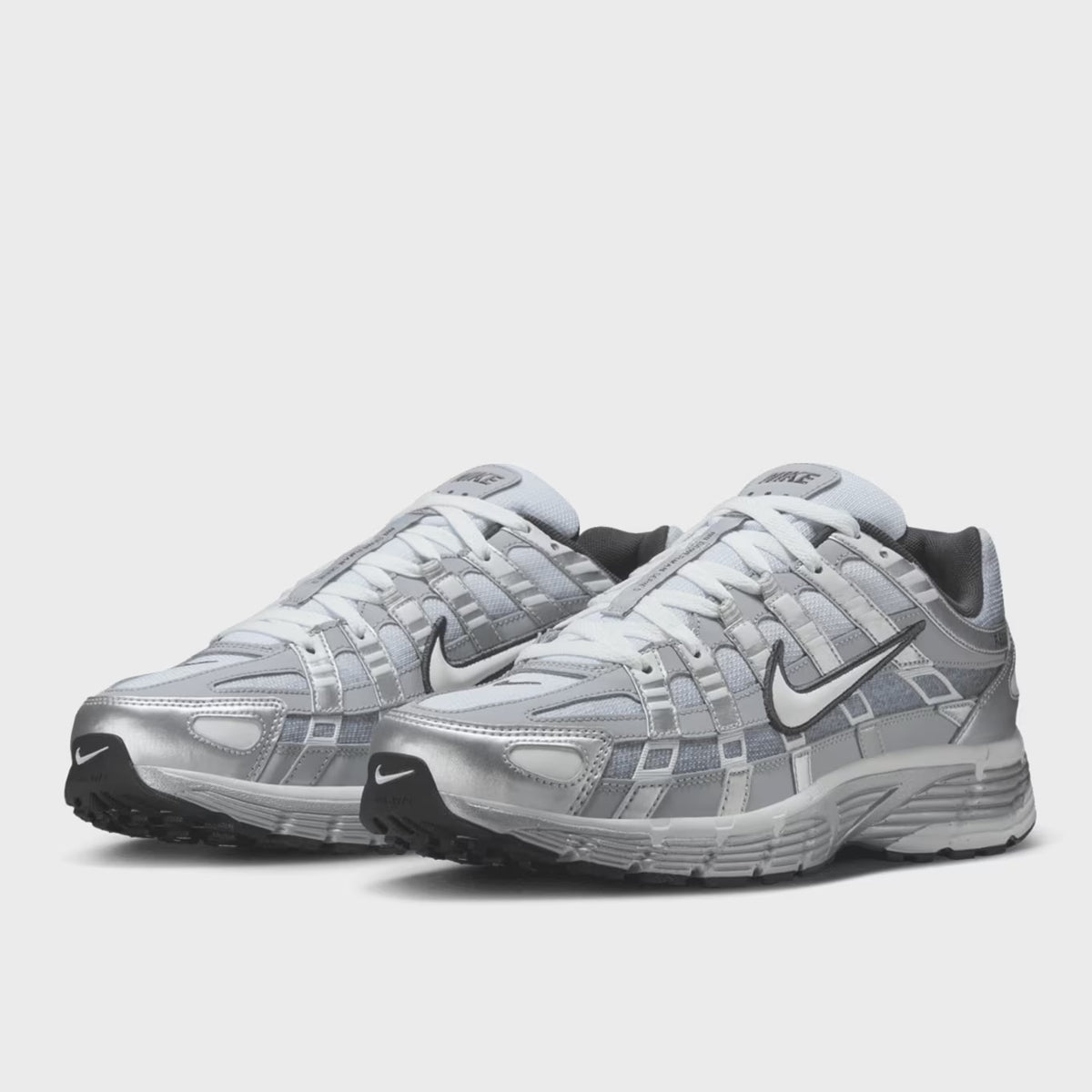 Nike P-6000 Metallic Silver Summit White-Wolf Grey
